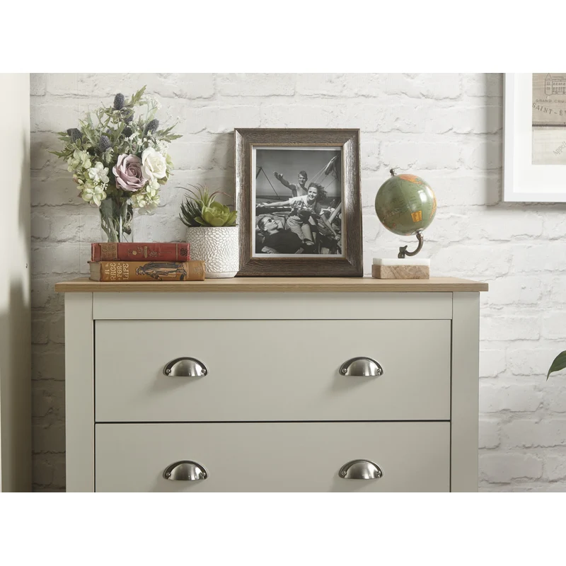 Lancaster 3 Piece Bedroom Furniture Set Cream - Image 5