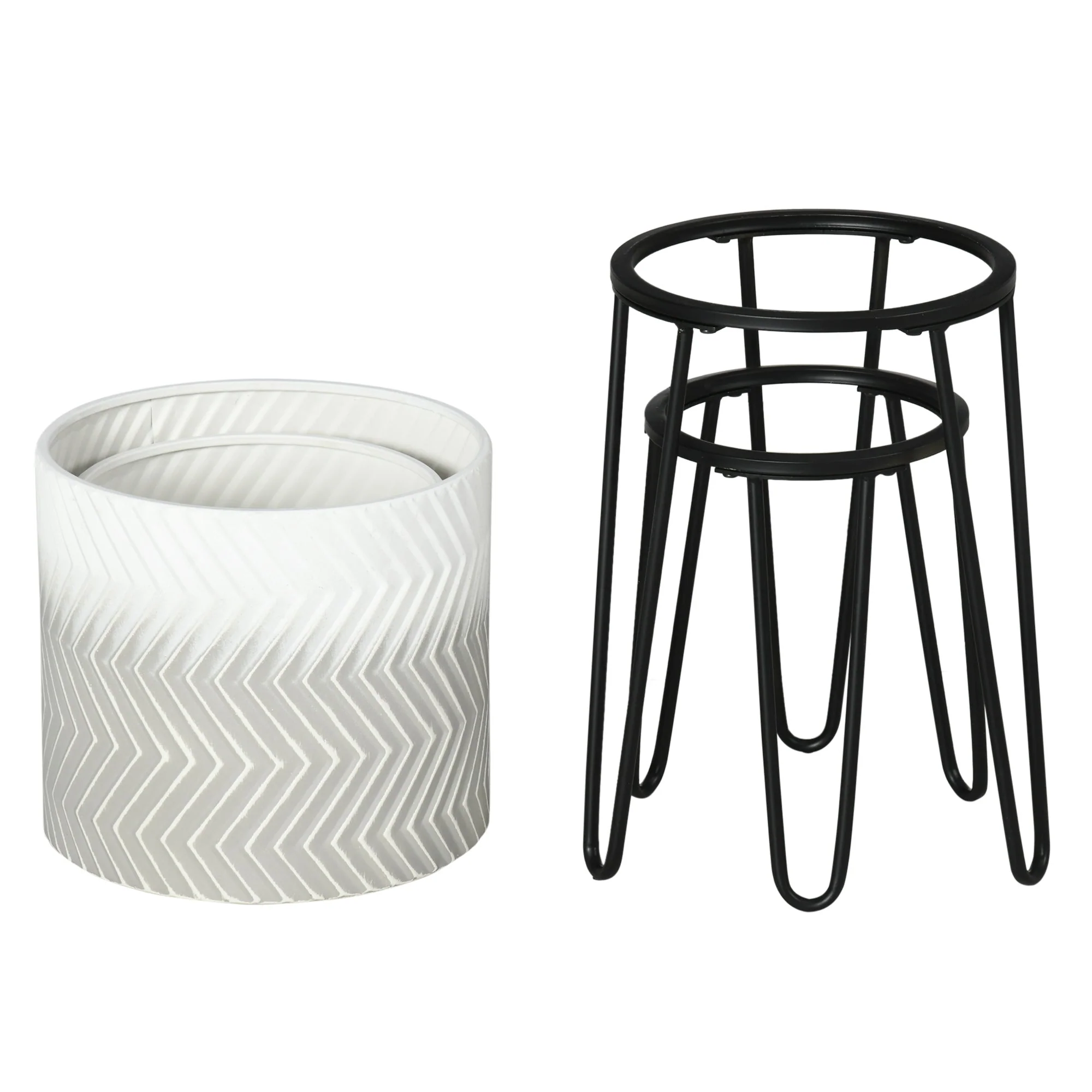 Metal Plant Stand Set of 2 with Legs - Image 6