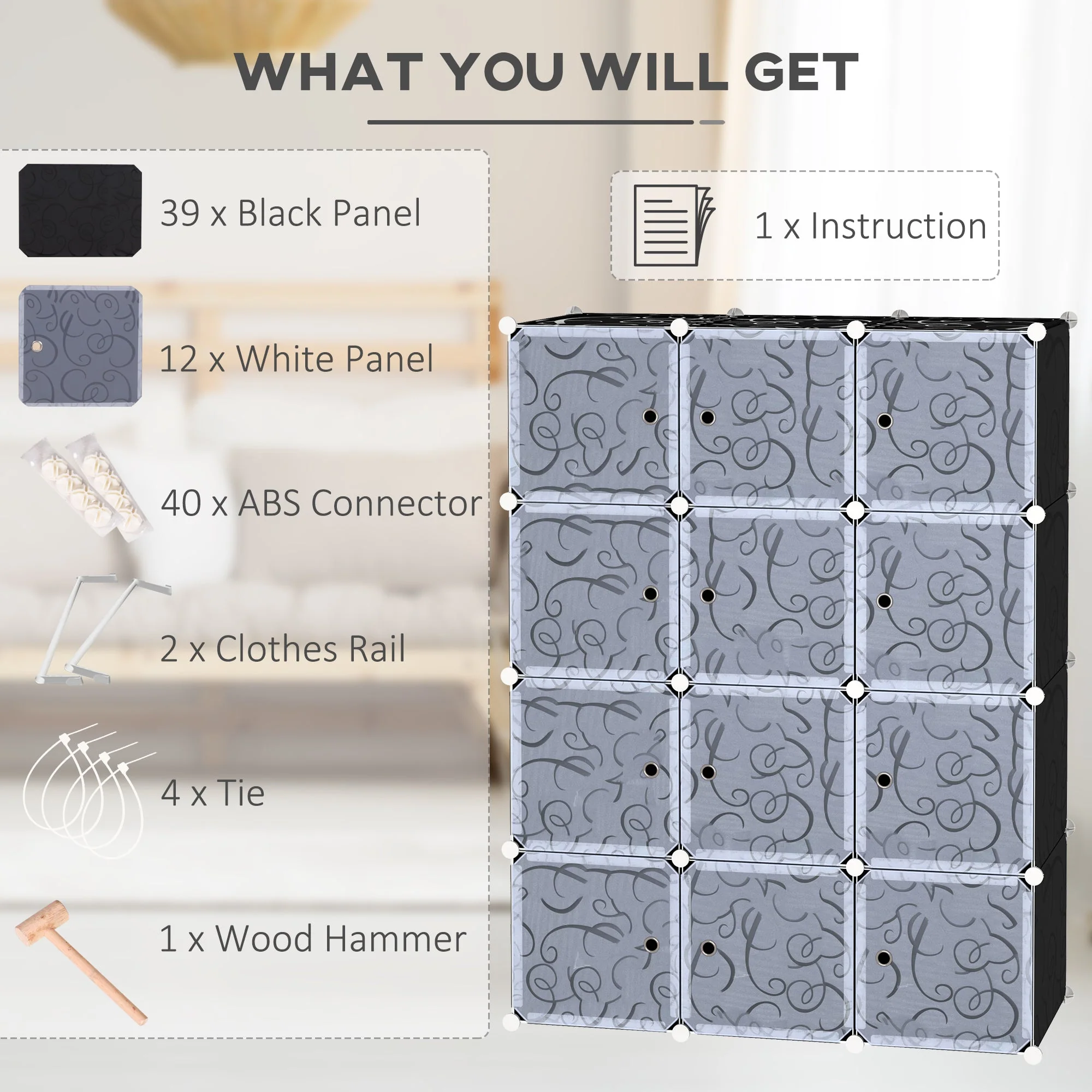 Portable Wardrobe for Bedroom - Image 4