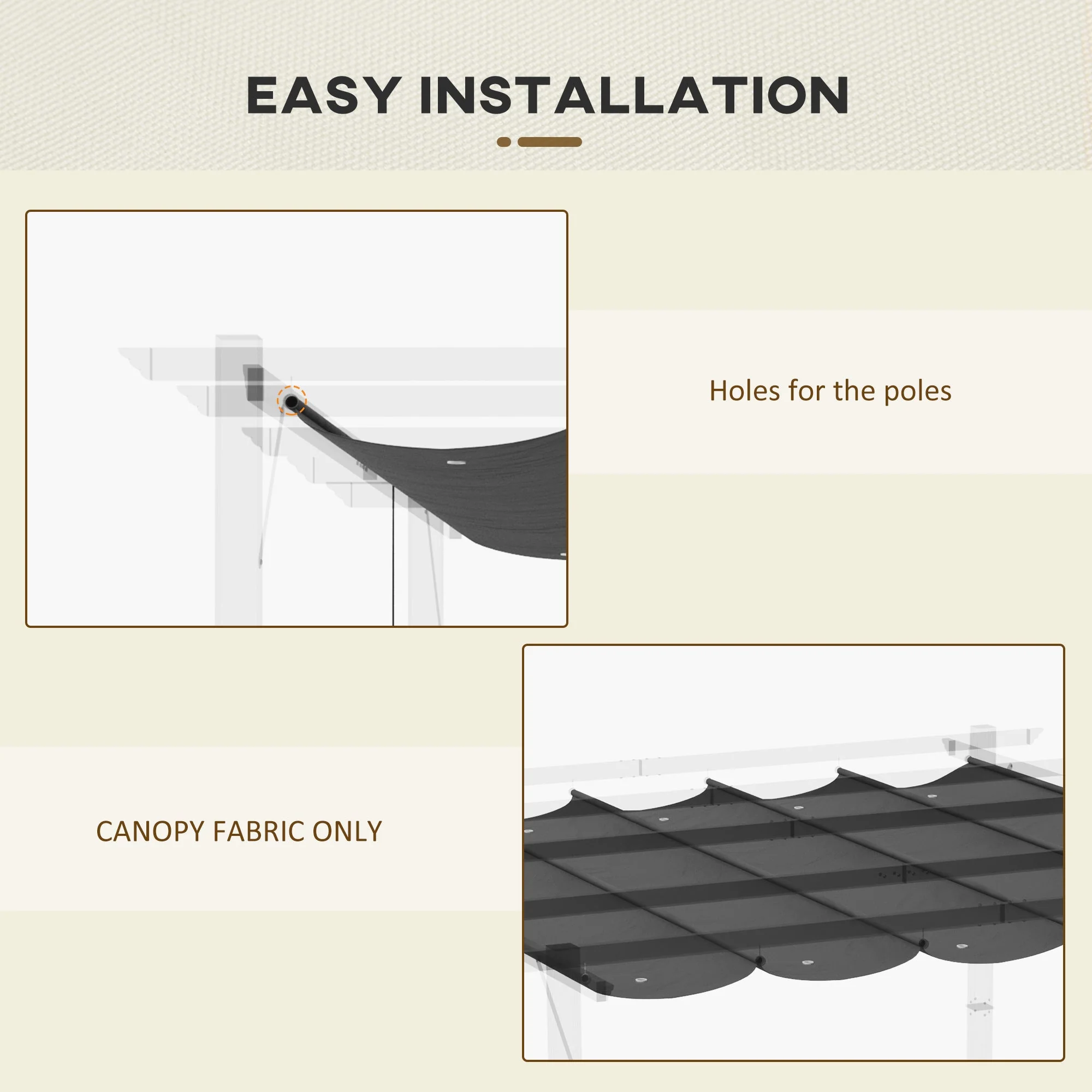 Retractable Pergola Shade Cover - Image 5